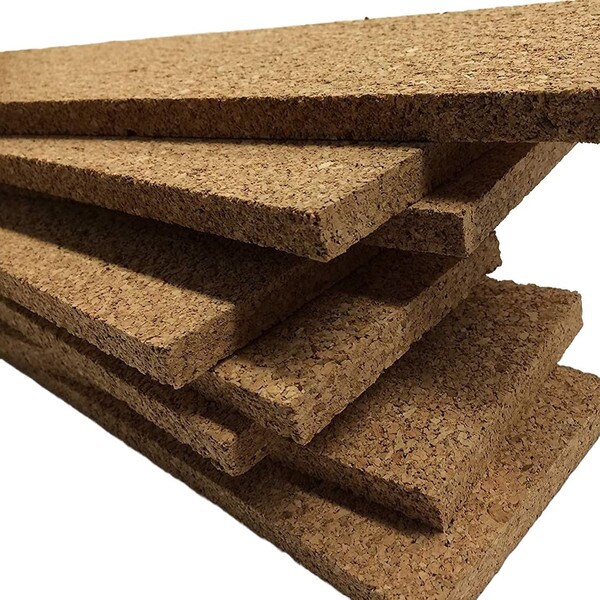 Thick cork strips in packs of 8